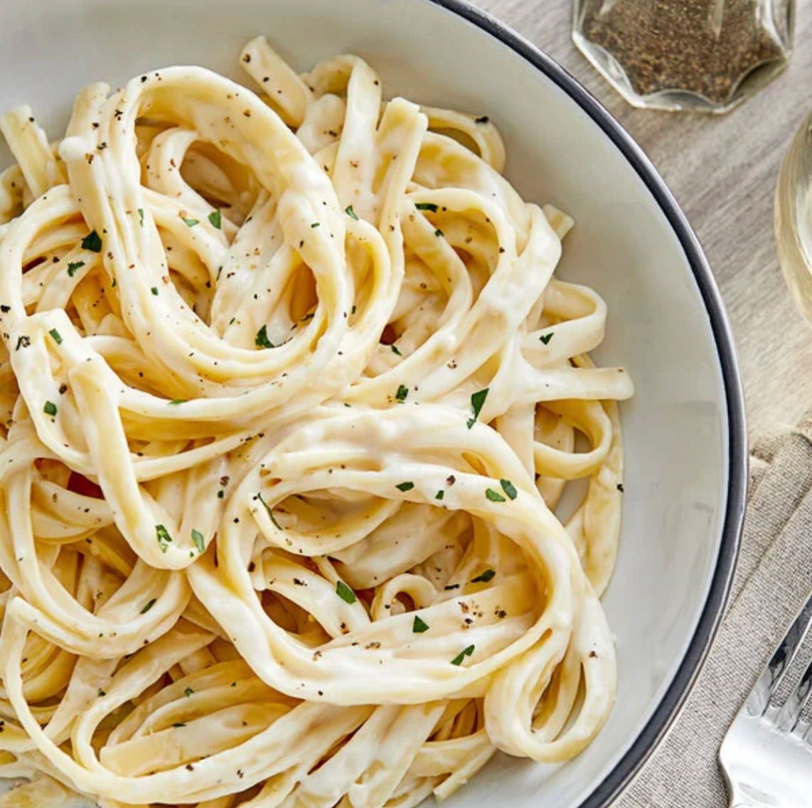 Family-Style Linguini Garlic and Oil